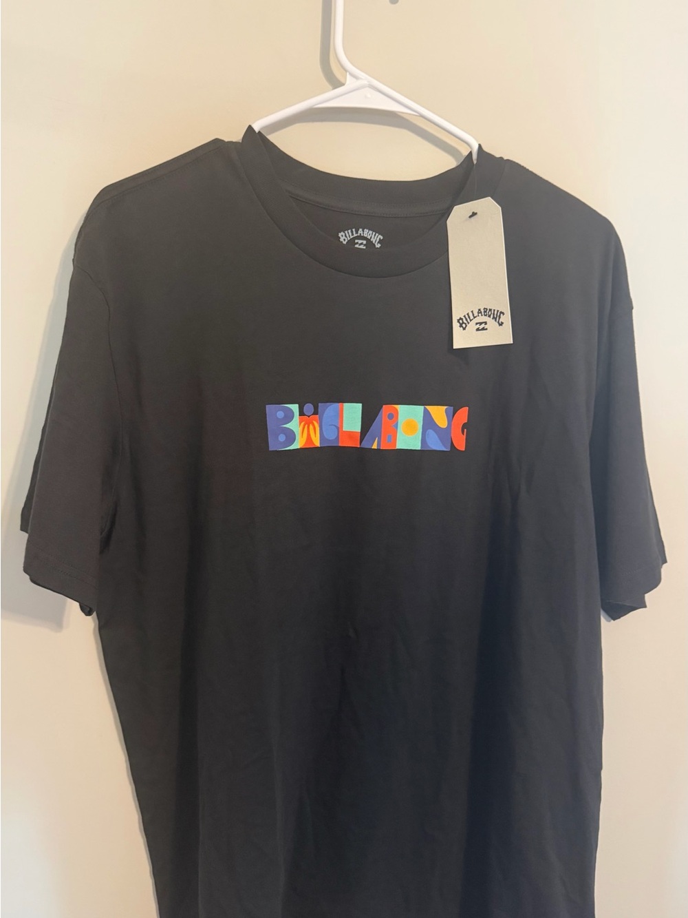 Billabong men’s Black Short-Sleeve Logo T-Shirt L